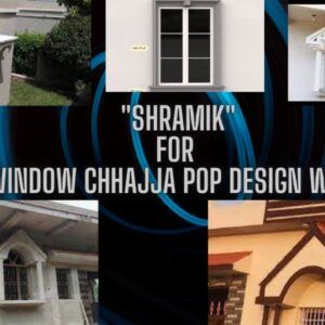 Shramik for window chhajja  P.O.P design Price Per Square/Foot