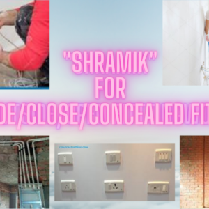 Shramik For Inside/Concealed Light Fitting per SQUARE/FOOT