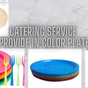 Catering Service Provide in Colour Plate (Price Per Plate)